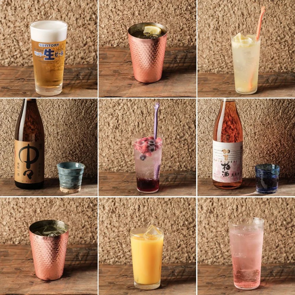 飲み放題メニュー